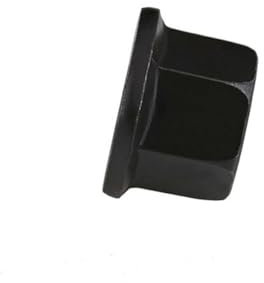 Sechskant-Sicherungsmuttern, selbstsichernde Mutter, 1 Stück, M10, M12, M14, M16, M18, M20, M22, M24, M27, M30, Schwarzoxidstahl der Güteklasse 4,8, ungezahnte Sechskantflanschmuttern, Sechskantmutter