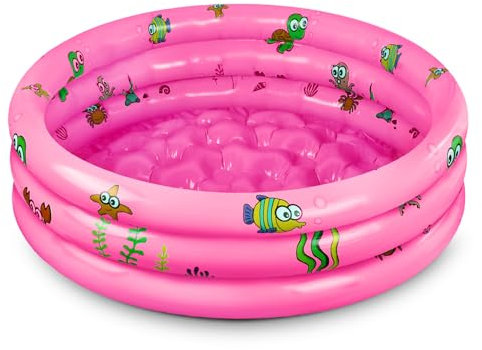 Piscina gonfiabile per bambini, diametro 100 cm, piscina per bambini, piscina per bambini, piscina per esterni, giardini, spiagge