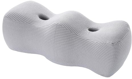 Coussin rehausseur de jambes en mousse à mémoire de forme Hill Shape pour dormir - Coussin de surélévation de la cheville pour reposer les jambes ou surélever les pieds
