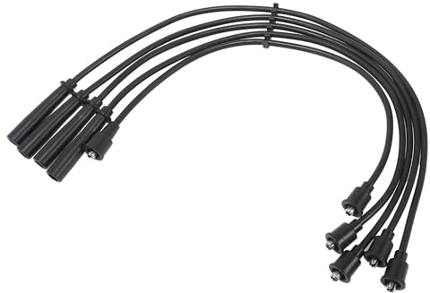 QUARKZMAN Zündkabelsatz Für Suzuki Vitara Cabrio VUD 1.6 88-02 5Er Pack | Schwarz, Silikon/Nickel, OE 3370060A10, Für Suzuki Vitara VUD 1.6 I 16V 88-99 71 KW, Hitzebeständig, Steigert Zündenergie