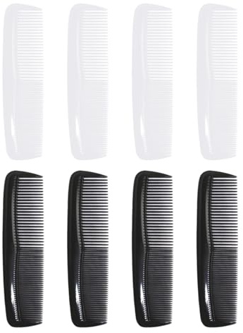 8 Stück Mini-Kamm, Herrenkamm, Damenkamm, Haarkamm, Kunststoffkamm, Taschenkamm, Haarkamm, Kleiner Kamm