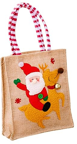 PRETYZOOM Bolsa de Obsequio de Navidad Bolsa de Almacenamiento de Navidad para Reutilizable para Fiesta