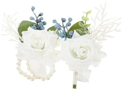 PRETYZOOM 4 Sets Chic Künstliche Corsage Und Boutonniere Set Handgelenk Corsage Armband Für Hochzeit