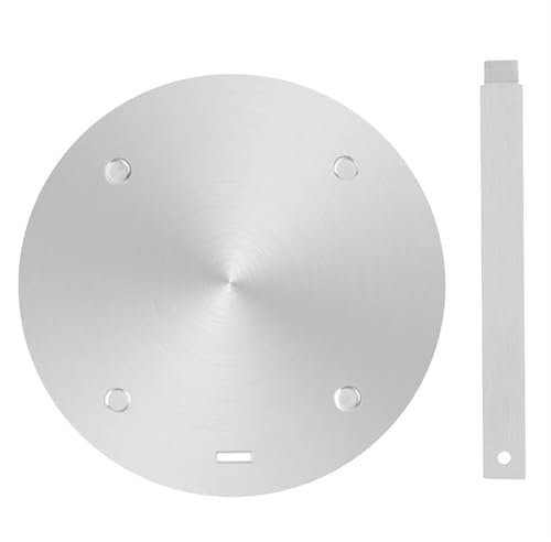 YXINAER Adaptador Induccion Placa difusora de Calor de Acero Inoxidable, Placa conductora de Calor, Placa difusora for Cocina de inducción, Accesorios Protectores for Estufas eléctricas(Style1 28CM)
