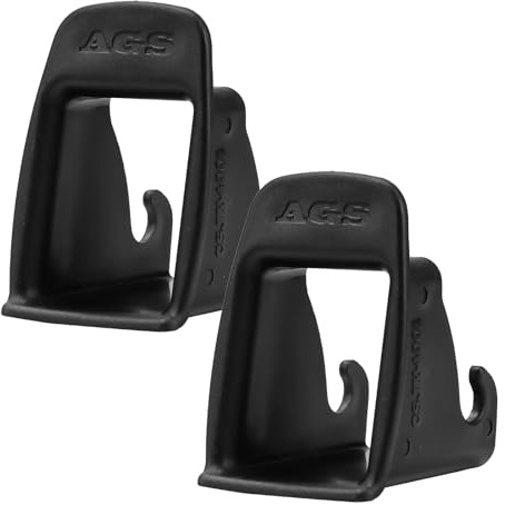 ISOFIX Führungsrille für Autositze, universelle Installationshilfe, kompatibel mit CYBEX ISOFIX/ISOFIX Connect-Systemen, langlebiger ABS-Kunststoff, schwarze Führungen (Auto-Universal), 2 Stück