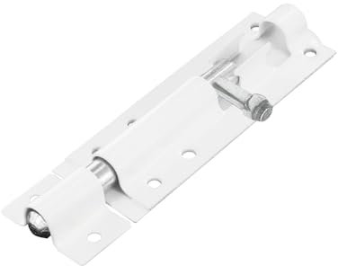 Primes DIY Robuster Türriegel, weiß, 15,2 cm, starker weiß beschichteter Türriegel, langlebiger Schieberiegel für mehr Sicherheit an Garten-, Tard-Toren und Schuppentüren, 1 Stück