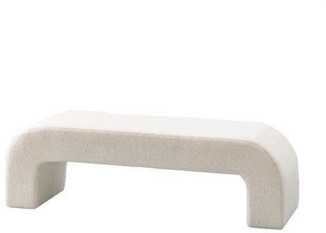 ZKALQECNF Bettbank Personalisierte Wildlederbank, Einstiegsschuhbank, Wohnzimmer-Sofahocker, einfacher Nachttischhocker, multifunktionale Haushalts-Sofabank Sitzbank Schlafzimmer(150 * 40 * 42cm)