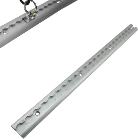 shuhauk Riel de riel de Amarre, rieles de Control de Pista en L, Carga de Aluminio Fijo, riel de Amarre de Aluminio en de L, fijación de Carga para Proteger remolques Cerrados, remolques