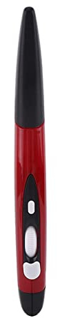 Keenso Optical Air Mouse with 2.4GHz Wireless Connection, Real Plug and Play, for Smooth Cursor Speed, for AAA Batteries [Home Use] (Red)