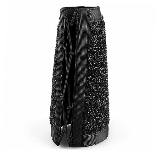 Healvian Schwarzes Reinigungsarmband für Make Up Pinsel aus Gewebe und Schwamm Praktisches Werkzeug zum Entfernen Überschüssiger Farbe und Schneller Farbumschaltung Beim Schminken