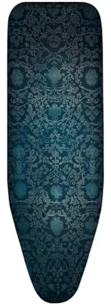 Housse Table à Repasser 120x40 Retro Vert Taille Universelle, avec Rembourrage, Cordon de Serrage, résistant aux brûlures et à la saleté, Durable et Facile à Installer