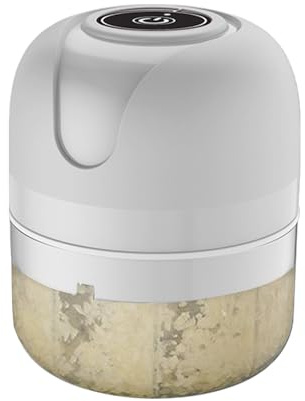 Hachoir à Ail Compact | Robot de Cuisine USB pour Légumes Roulant - Mixeur Électrique Portable pour Viande Piment Oignon Hachés | Accessoire pour Viandes Noix Oignon Gingembre Haché Piment