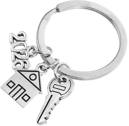 Toyvian Porte-Clés Nouvelle Maison 2026 Porte-Clés Pendentif Maison Cadeau Crémaillère Romantique Pour Couples Accessoire Léger Et Durable Pour Usage Quotidien