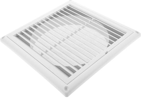 iplusmile Cubierta de Ventilación Ajustable de Plástico Resistente Anti-envejecimiento para Aire Acondicionado, Rejilla de Ventilación de Techo y Pared Mosquitera, Diámetro 200 Mm,