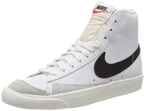NIKE Blazer Mid '77 VNTG, Sneaker Uomo, Bianco (White/Black), 44.5 EU