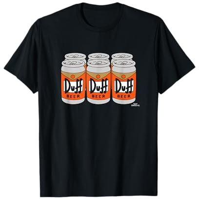 Paquete de seis cervezas Duff de Los Simpson Camiseta