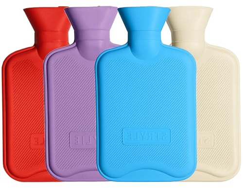 Meown 2L Hot Water Bottle, Natural Rubber Heat Pack, Leakproof Reusable | 2L capacity with wide-mouth filling, reusable and versatile warmth for beds, relaxation and everyday comfort