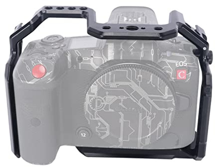 NICEYRIG R5 R5C R6-bur, med NATO-skena och aluminiumlegering videofilmskapande rigg för Canon R5 & R5 C & R6-537