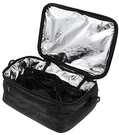 Hoement Portable Insulated Lunch Box Car Food Warmer Oxford Cloth Lunch Bag for Outdoor Travel