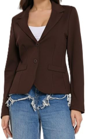 Ballandoro Blazer Donna Elegante Corto - Giacca Leggera Casual Elegante | Blazer Corto Cerimonia Jersey, Made in Italy, per Completo e Tailleur, Coprispalle Cardigan Giacchino Taglie Forti