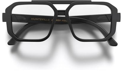 LONDON MOLE® Huntsville Lunettes de lecture | Liseurs carrés sympas | Unisex féminin masculin | Charnières à ressort