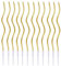 Bougie d'anniversaire en Spirale,36 Pièces Bougies d'anniversaire Torsadées Bougies de Gâteau en Spirale avec Supports Bougies de Gâteau D'anniversaire Longues Fines pour Décoration de Gâteaux