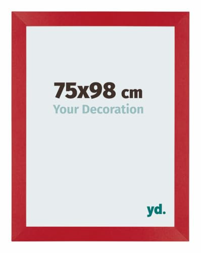 yd. Cadre Puzzle 75x98 cm Rouge - Cadre en MDF Mura