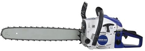 Motosierra de gasolina de 58 cc, motosierra de 2 ciclos de 3.8 HP, sierra de cadena de gas de 20 pulgadas, sierra de tronco de alta potencia para cortar madera y podar árboles