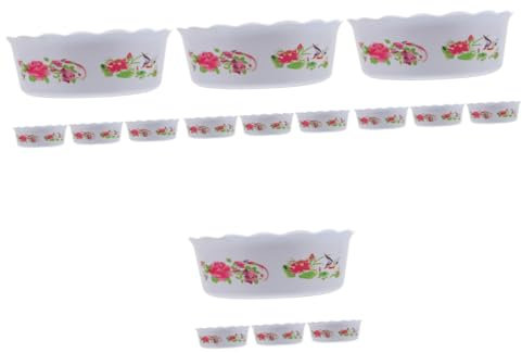 TOYANDONA Maceta Hidropónica De Plástico para Plantas De Decorativa Y Funcional para Jardín Y para Decoración Interior Y Exterior Diseño Transparente Y Artístico 4 Piezas X 4