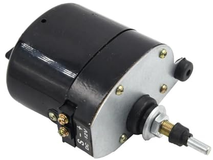 Window Windscreen Wiper Motor For Jeep Tractor Fishing For Caravan ATV-UTV Electric Windshield Wiper Motor Kit 12V Blades Boats RVs 01287358 7731000001(Motor)