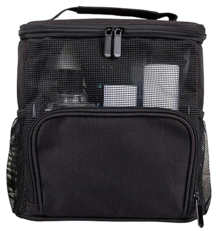 Bolsa de Ducha de Malla - Organizador de toileetry Colgante | almacenamiento de viaje portátil | Gran capacidad solución de transporte de secado rápido, baño ligero, kit con ganchos para