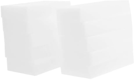 HEMOTON 100 Esponjas Limpiadoras Nano de Cocina Almohadillas de Limpieza Blanca 10X6X2Cm Estropajos Descontaminantes Fuertes para Hogar Baño y Superficies Varias