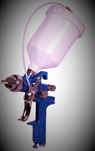 AEROGRAFO H-827P 600cc 1.7mm VERNICIATURA PROFESSIONALE HVLP ASTURO PER PRODOTTI DI ALTA VISCOSITA VERNICIATURA LEGNO