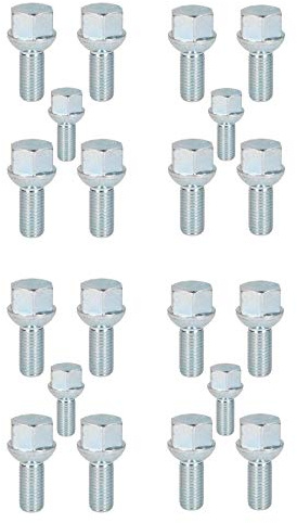 AB Tools 20pk M12x1.5 Anhänger Rad sphärischen Schraube Ifor Williams Indespension Knott