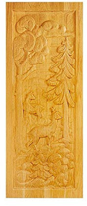 Deco-parisienne Panneaux MF808 en Bois Brut H: 1030mm x L: 420mm x EP: 20mm