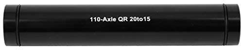 Forcella Perno passante Bicicletta Mozzi anteriori per bicicletta Asse per tubo albero Leva per asse da 20 mm a 15 mm Mozzi anteriori per mountain bike Asse albero tubo(110mm)