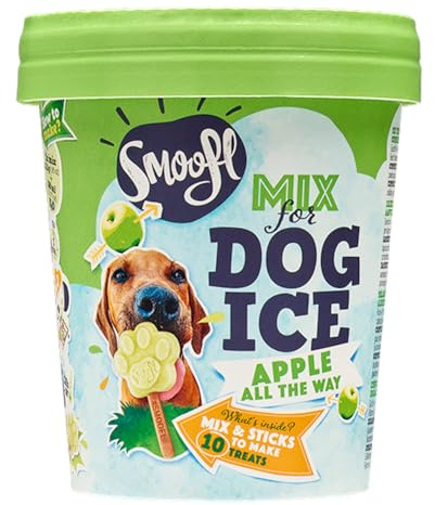 Smoofl Premium: Snacks pour chien à la crème glacée, goût de pomme, rafraîchissant et sain