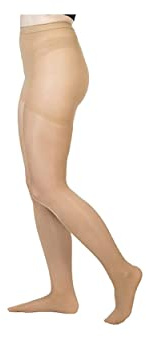 Hogar y Mas Panty COMPRESIÓN, Puntera Cerrada DE Color Beige
