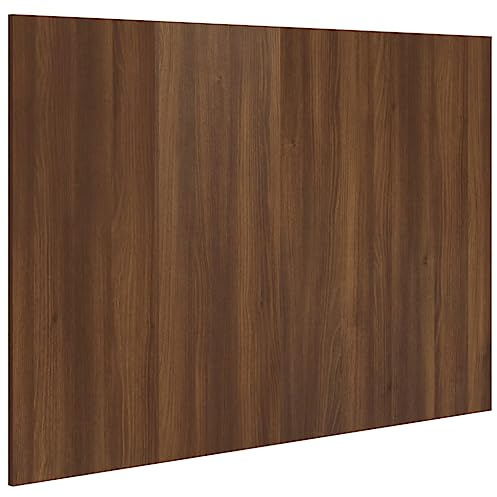 vidaXL Cabecero de Cama Madera contrachapada Roble marrón 120x1,5x80cm