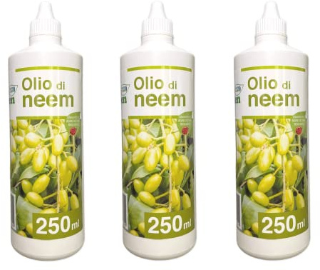 Nutriplant, Repellente Naturale 100% Vegetale OLIO DI NEEM, efficace contro afidi, cocciniglia, ragnetto rosso, zanzare, insetti, consentito in agricoltura biologica, 250 ml (3)