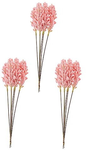 Abaodam 18stücke Künstliche Maisstängel Und Getrocknete Hirse Für Blumenarrangements Herbstdeko Künstliche Weizenähren Für Hochzeiten Und Tischdekorationen Im Landhausstil