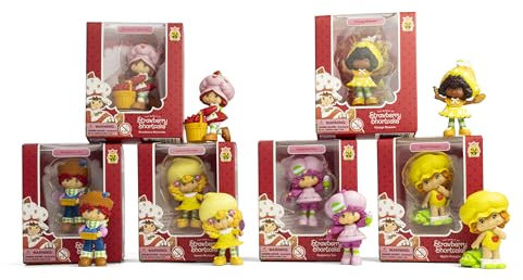 The Loyal Subjects Figura Coleccionable de Strawberry Shortcake de 2.5 Pulgadas, Caja de 12 Cifras variadas