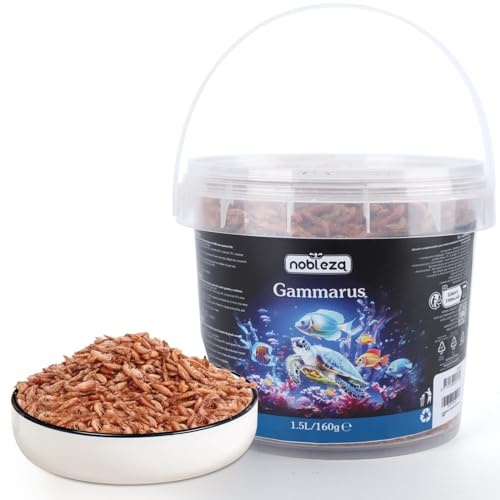 Nobleza Cibo per Tartarughe a Base di gamberi di Fiume Naturali (160g / 1500ML)