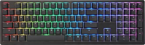 Ducky Zero 6108 Classic Black Hotswap Bluetooth RGB Mechanical Keyboard - Cherry MX2A Blue
