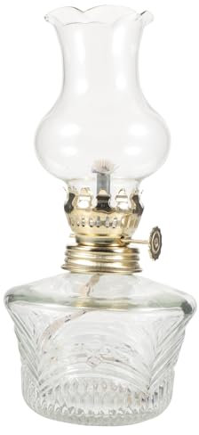 Ciieeo Handgefertigte Petroleumlampe Aus Glas Im Vintage-stil Öllampe Laterne Große Größe Für Die Beleuchtung Zu Hause Und Bei Partys