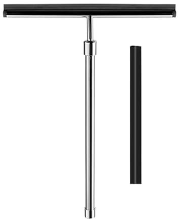 Telescopic Scrubber Window Wiper Glass Door Cleaner, Squeeze Window Cleaning Tool With Extension Pole Multi-purpose For Daily Life In The Home Or High Up Outdoor Car Windows Indoor Outdoor Use