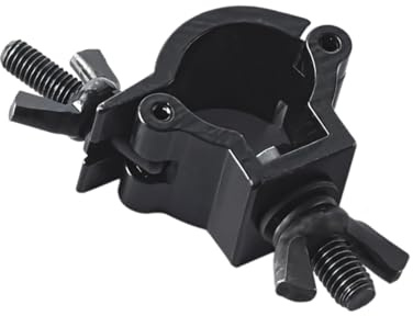 Aluminum Alloy Scaffold Clamp Connector, Adjustable Swivel Coupler For Round Pipe, Wing Nut Cross Clamp For Stage Rigging