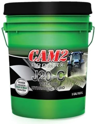 CAM2 Promax J20-C Tractor Hydraulic Fluid, Premium Heat & Wear Reduction, 5 Gallon