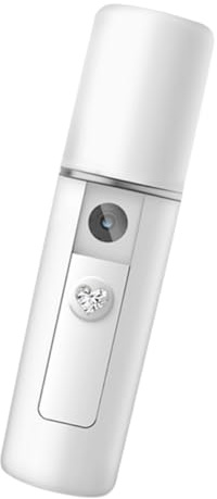 HOMSFOU Humidificador Portátil USB de Aire Frío Pulverizador Nano, Capacidad 20ml, Diseño Simple en Abs para Uso en Exteriores y Habitación de Mascotas