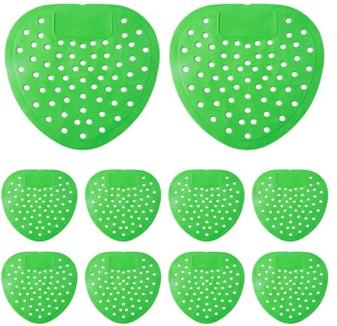 Pantalla ambientador para urinario - 10 filtros naturales respetuosos con | el medio ambiente, almohadilla de control de olores inofensivo | Protector de higiene para cuarto de baño, inodoro, para